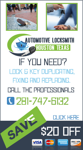 Automotive Locksmith Houston TX Offer